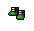 Agent Boots Green ground sprite