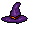 Purple Magical Hat ground sprite