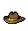 Cowboy Hat ground sprite