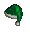 Green Santa Hat ground sprite