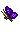 Purple Flutter ground sprite