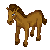 Taupe Rental Horse artwork