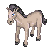 White Rental Horse artwork