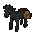 Dark Cargo Horse ground sprite