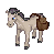 White Cargo Horse artwork