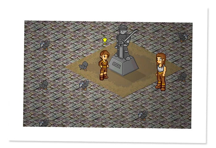 Screenshot from the dev post