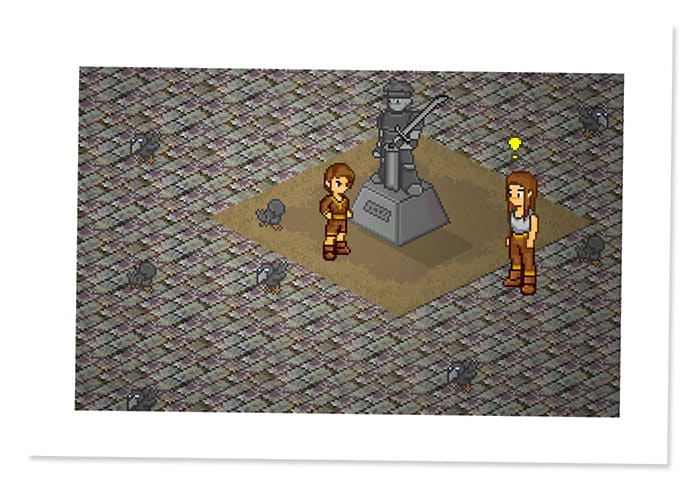 Screenshot from the dev post