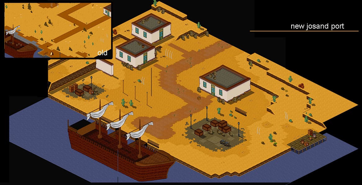 Screenshot from the dev post