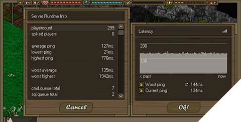 Screenshot from the dev post