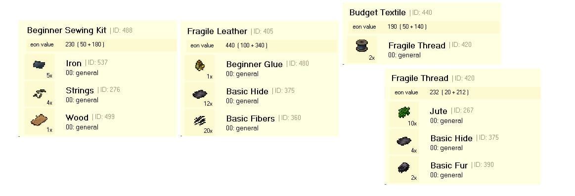 Screenshot from the dev post