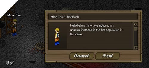 Screenshot from the dev post