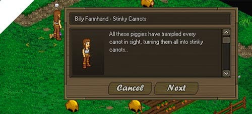 Screenshot from the dev post