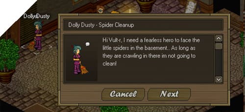 Screenshot from the dev post