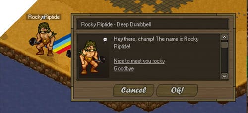 Screenshot from the dev post