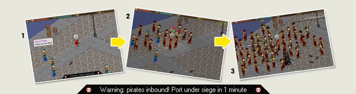 Screenshot from the dev post
