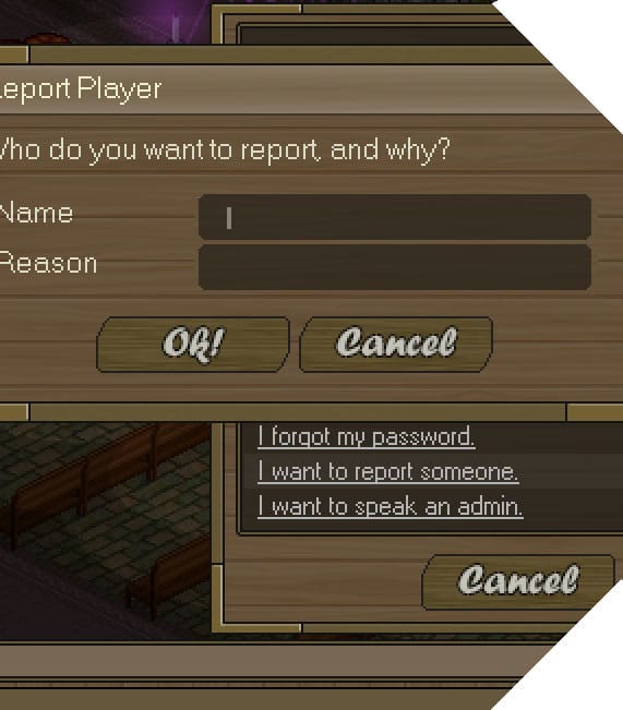 Screenshot from the dev post