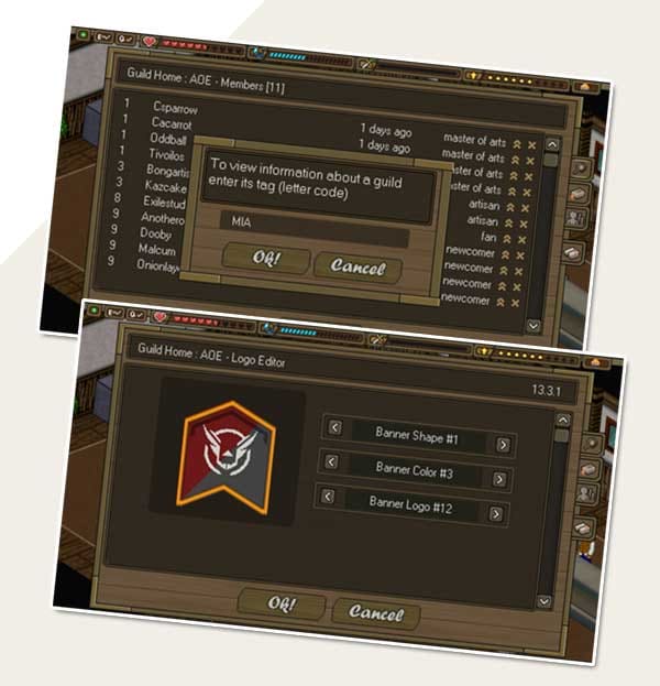 Screenshot from the dev post