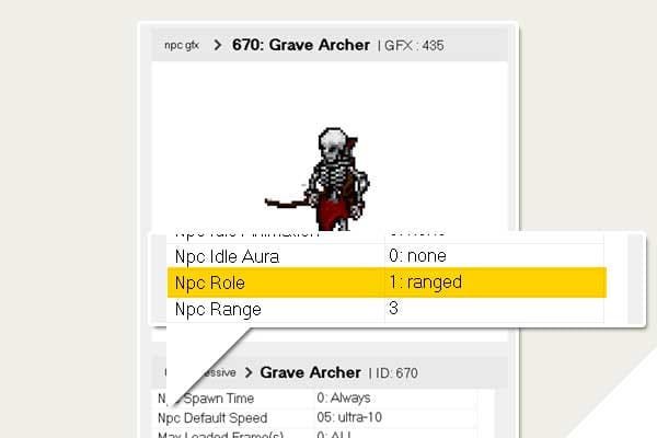 Screenshot from the dev post