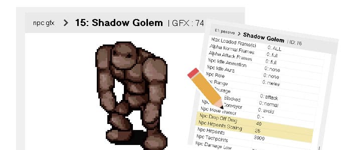 Screenshot from the dev post