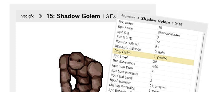 Screenshot from the dev post