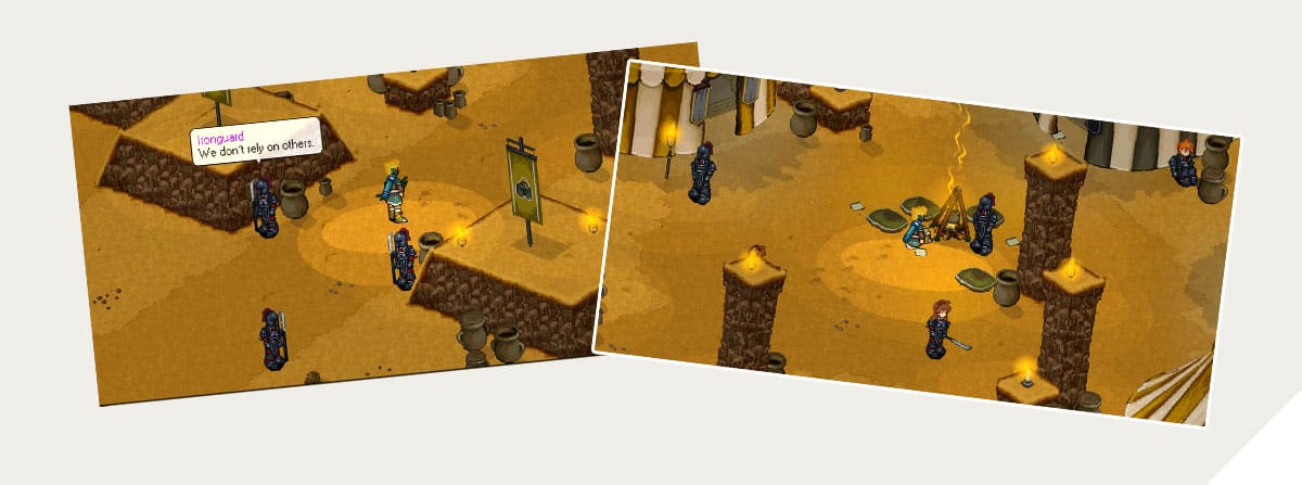 Screenshot from the dev post