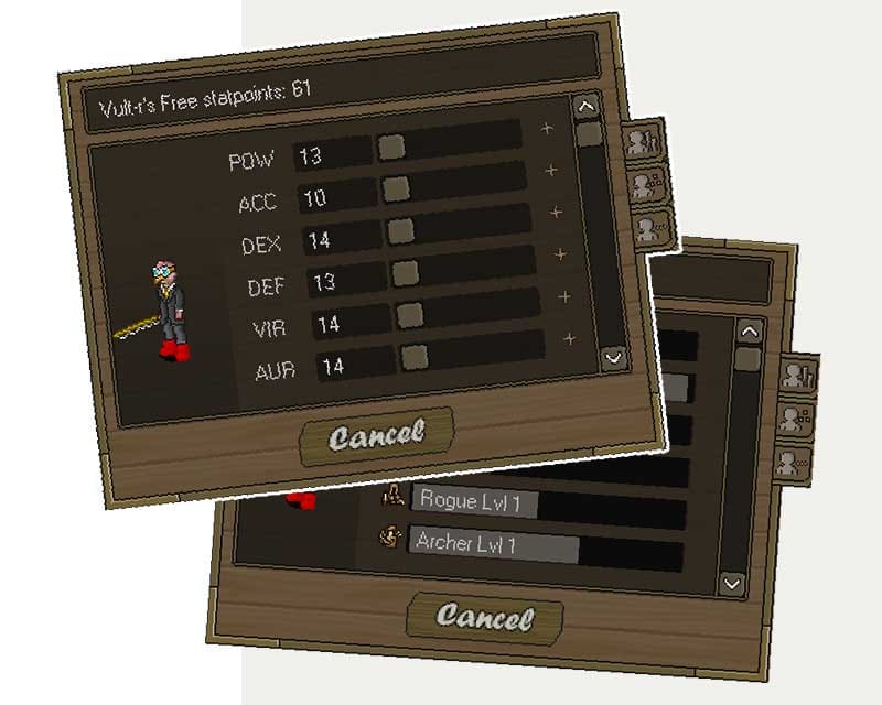 Screenshot from the dev post