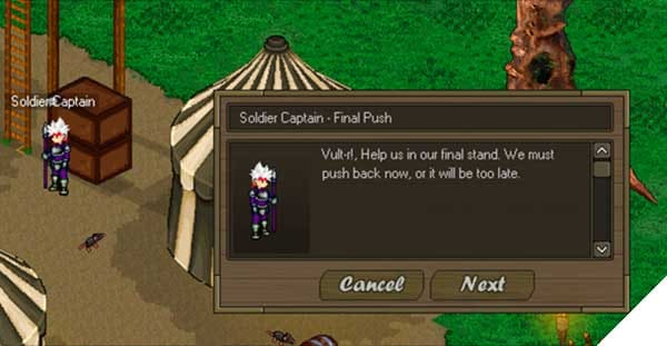Screenshot from the dev post