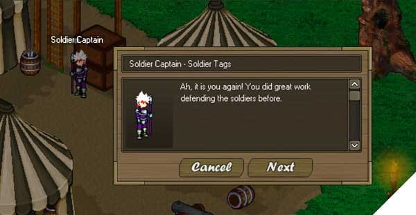 Screenshot from the dev post