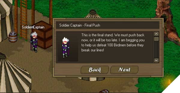 Screenshot from the dev post
