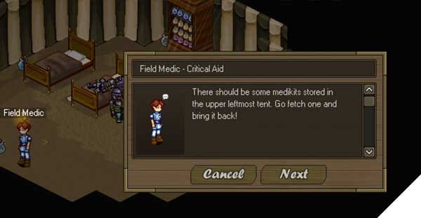 Screenshot from the dev post