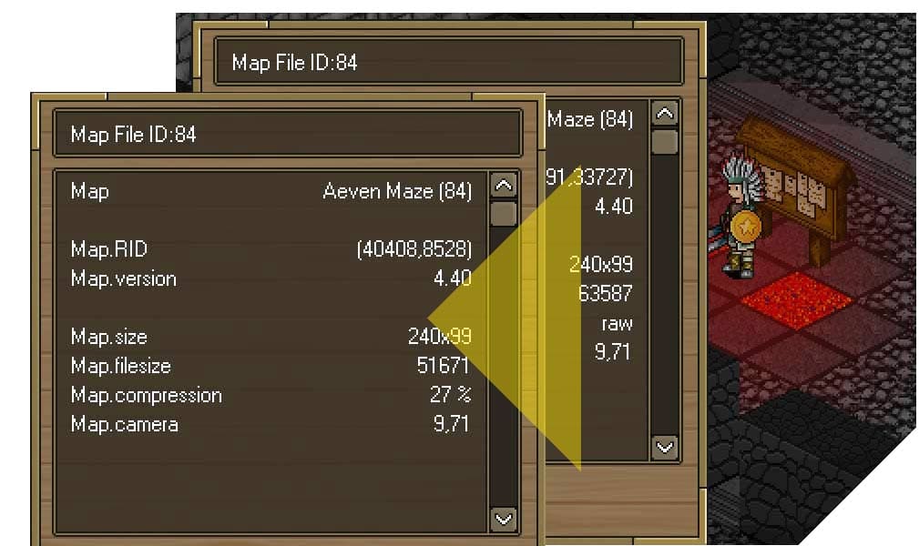 Screenshot from the dev post