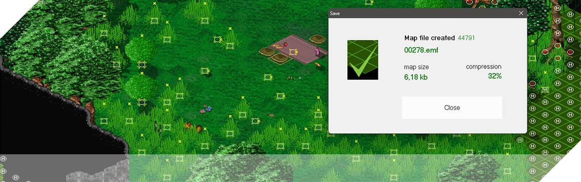 Screenshot from the dev post