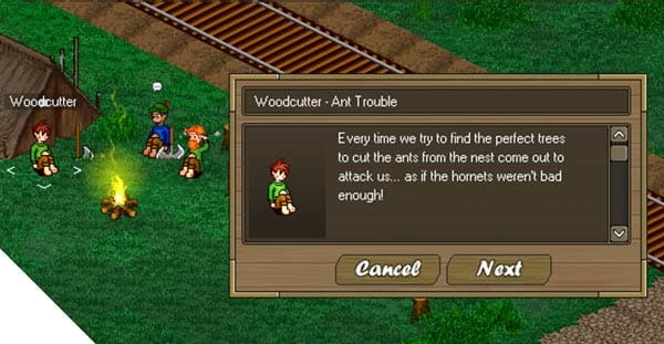 Screenshot from the dev post