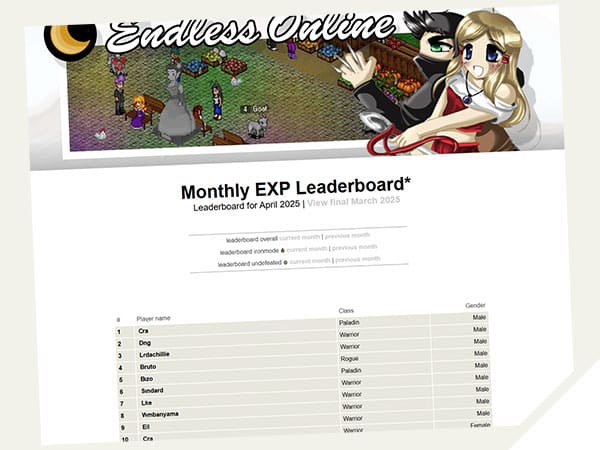 Screenshot from the dev post