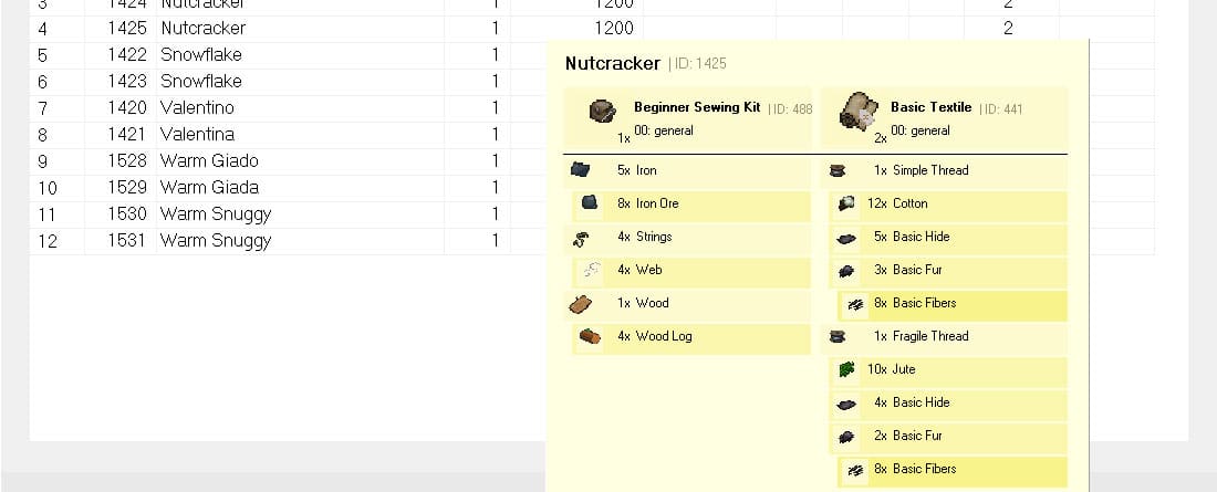 Screenshot from the dev post