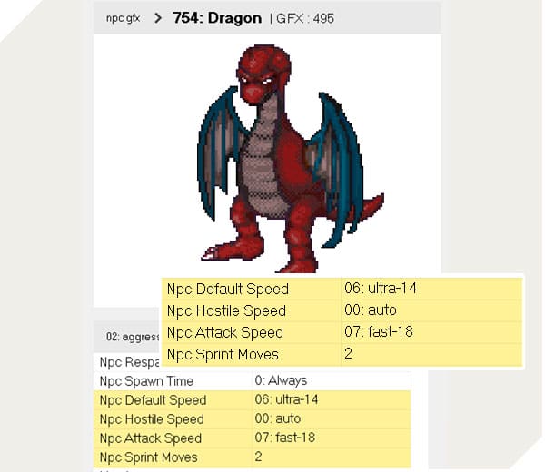 Screenshot from the dev post