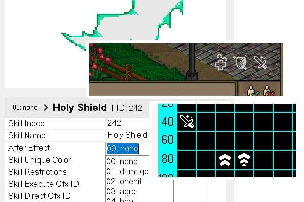 Screenshot from the dev post