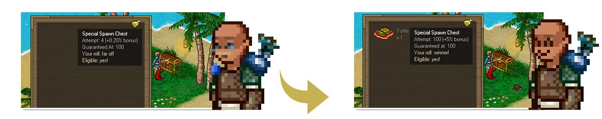 Screenshot from the dev post