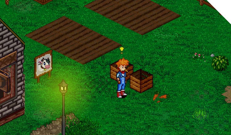 Screenshot from the dev post