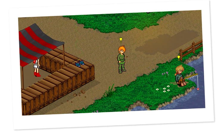 Screenshot from the dev post