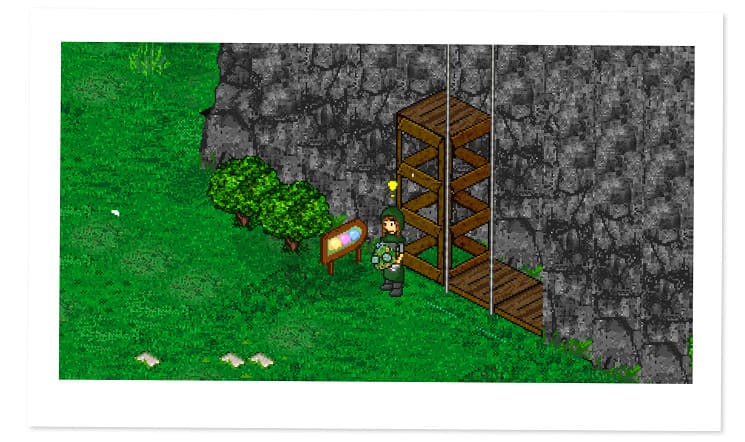 Screenshot from the dev post