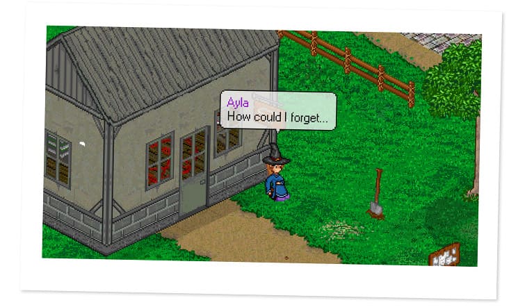 Screenshot from the dev post