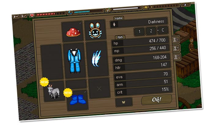 Screenshot from the dev post