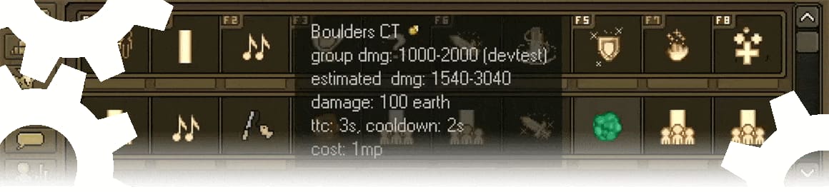 Screenshot from the dev post