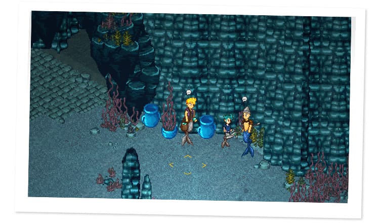 Screenshot from the dev post