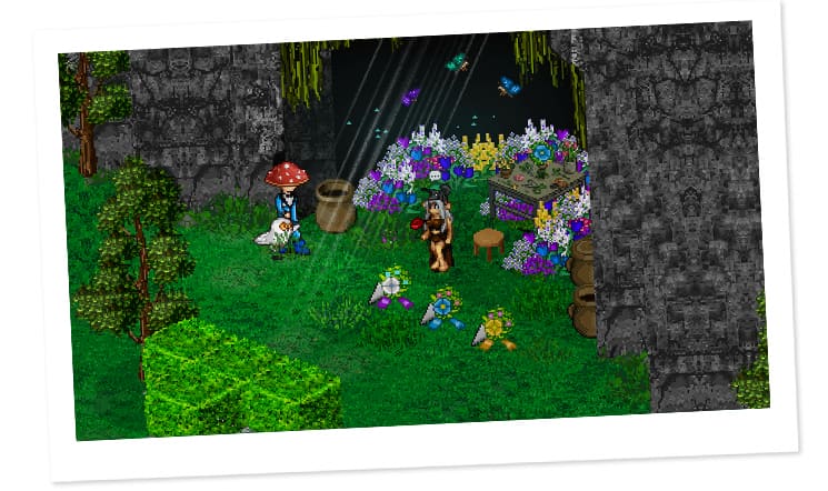 Screenshot from the dev post