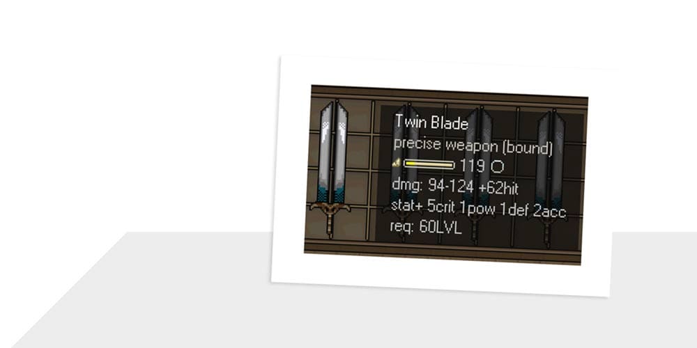 Screenshot from the dev post
