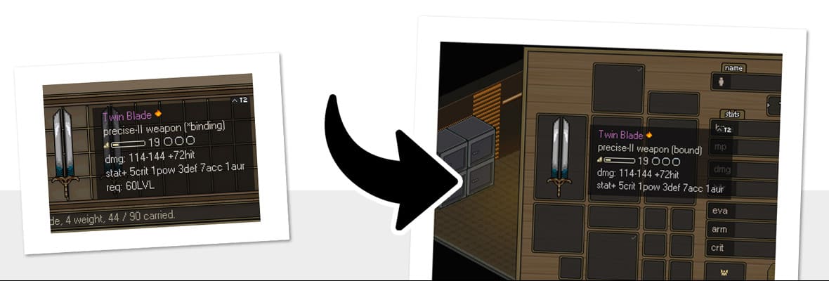 Screenshot from the dev post