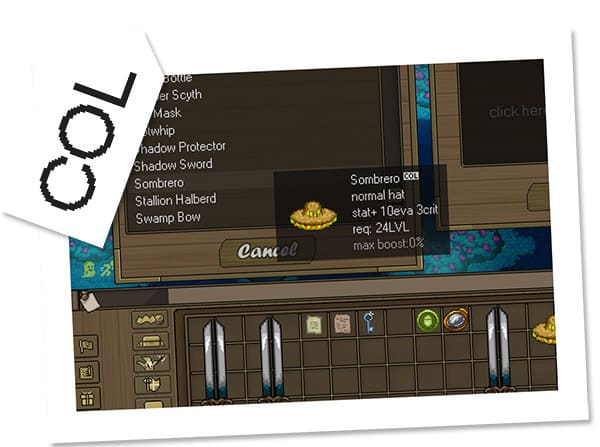 Screenshot from the dev post