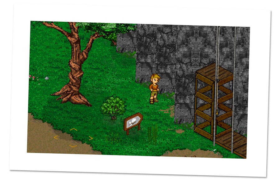 Screenshot from the dev post